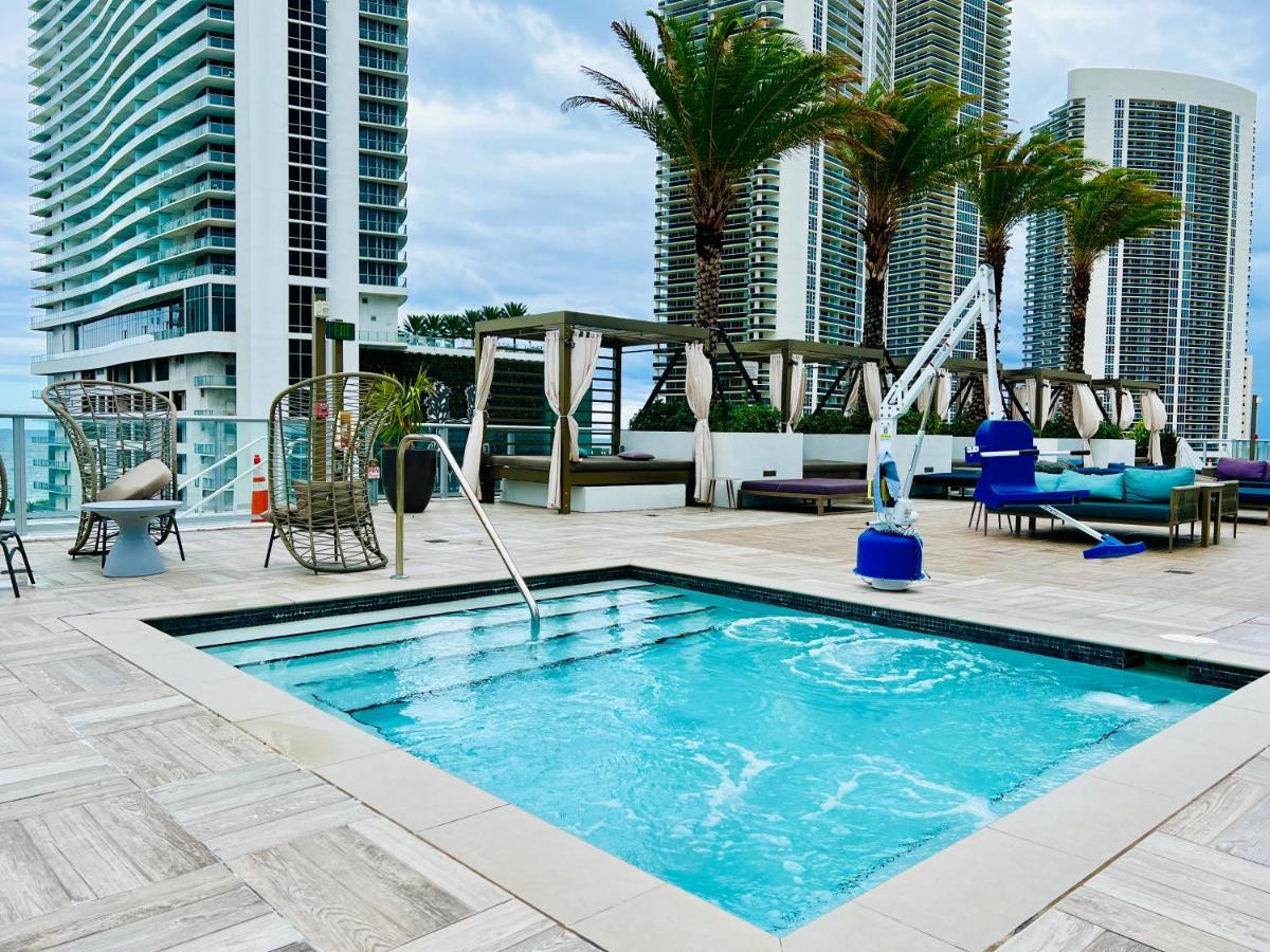 Hyde Beach House - Millionaire 2 Bd 2 Ba Apt, Direct Ocean View, 5 Min Walk To Ocean Hollywood Bagian luar foto