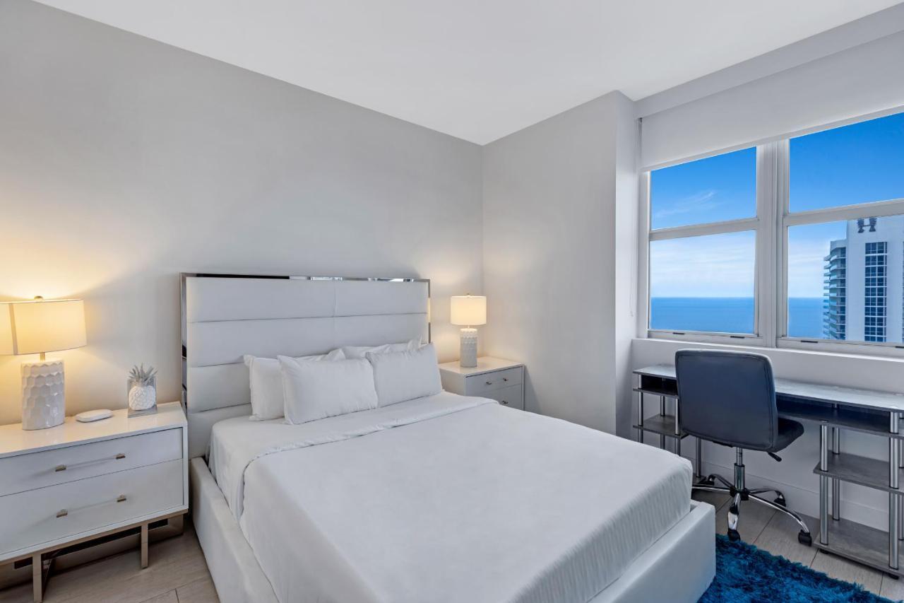 Hyde Beach House - Millionaire 2 Bd 2 Ba Apt, Direct Ocean View, 5 Min Walk To Ocean Hollywood Bagian luar foto